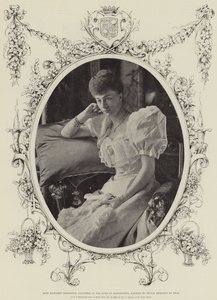 Lady Margaret Grosvenor, figlia del duca di Westminster, sposata con il principe Adolphus di Teck da English Photographer