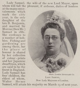 Lady Samuel, nuova sindachessa di Londra da English Photographer