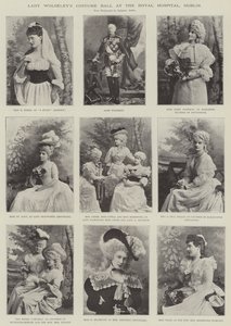 Il ballo in costume di Lady Wolseley al Royal Hospital, Dublino