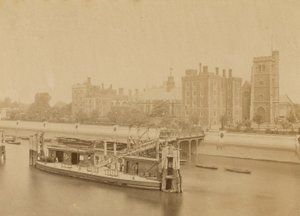 Lambeth Palace e molo da English Photographer