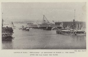 Varo della HMS Implacable a Devonport l