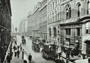 Leadenhall Street, Città di Londra, 1895 da English Photographer