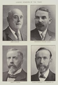 Membri principali del commercio di drogheria (foto in bianco e nero) da English Photographer