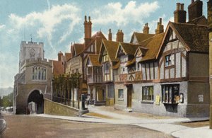 Ospedale Leycester e Westgate, Warwick da English Photographer