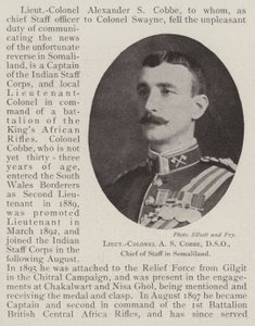 Il tenente colonnello A S Cobbe, DSO, capo di stato maggiore in Somaliland da English Photographer