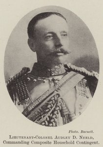 Tenente colonnello Audley D Neeld, comandante del contingente composito della casa reale da English Photographer