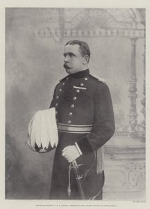 Il Tenente Generale J D P French, comandante della Divisione di Cavalleria in Sudafrica