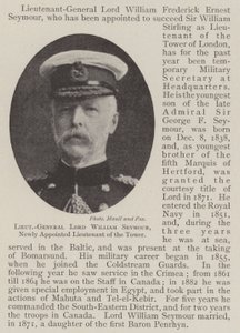 Il tenente generale Lord William Seymour, recentemente nominato tenente della Torre