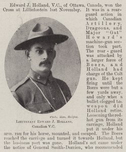 Tenente Edward J Holland, VC canadese da English Photographer