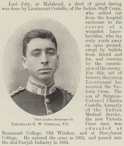 Tenente G W Costello, VC da English Photographer