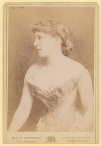 Lillie Langtry, attrice, fotografia da English Photographer