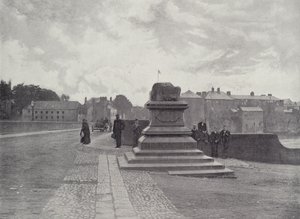 Limerick, La Pietra del Trattato, Ponte Thomond e Castello da English Photographer