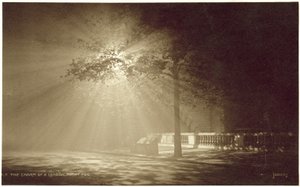 Nebbia notturna a Londra