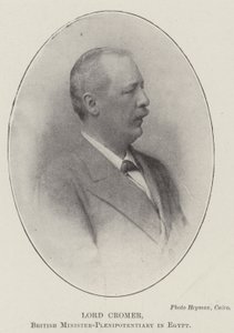 Lord Cromer, ministro plenipotenziario britannico in Egitto da English Photographer