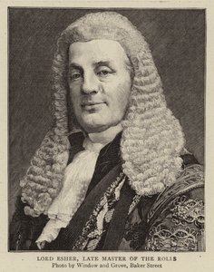 Lord Esher, ex Master of the Rolls da English Photographer