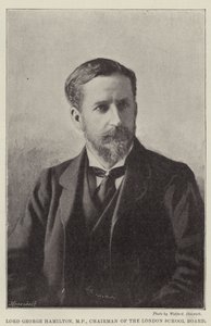 Lord George Hamilton, MP, presidente del consiglio scolastico di Londra da English Photographer
