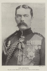 Lord Kitchener, per agire come capo di stato maggiore di Lord Roberts in Sudafrica da English Photographer