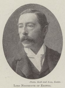 Lord Northcote di Exeter da English Photographer