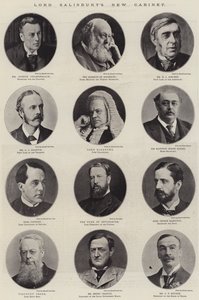 Il nuovo gabinetto di Lord Salisbury