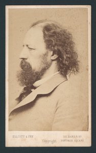 Lord Tennyson, carte de visite