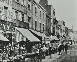 Lower Marsh: vista verso est, 1896 da English Photographer