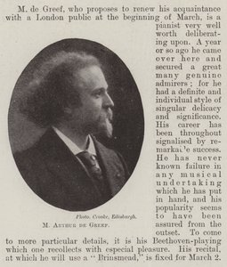M Arthur de Greef