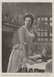 Madame Rejane come Madame Sans-Gene, al Gaiety Theatre da English Photographer