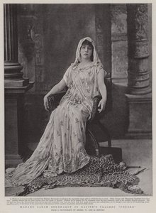 Madame Sarah Bernhardt nella tragedia di Racine, Phedre