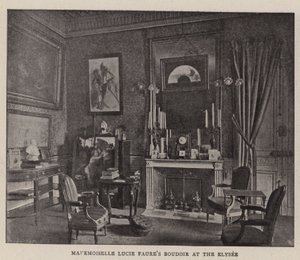 Il boudoir di Mademoiselle Lucie Faure all