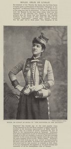 Mademoiselle de Lussan come Maria in La figlia del reggimento da English Photographer