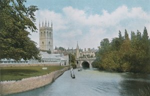 Magdalen, dal Cherwell da English Photographer