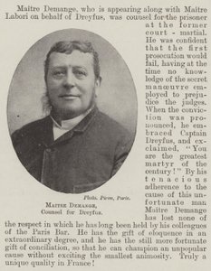 Maitre Demange, Avvocato di Dreyfus da English Photographer