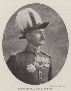 Maggior Generale Sir H Rundle da English Photographer