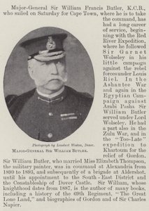 Maggior Generale Sir William Butler da English Photographer