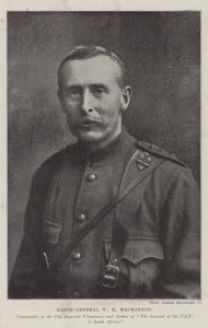 Maggiore Generale W H Mackinnon, comandante dei City Imperial Volunteers e autore di The Journal of the CIV in South Africa da English Photographer
