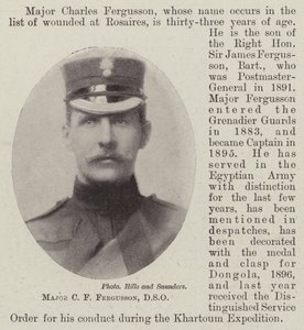 Maggiore C F Fergusson, DSO