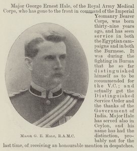 Maggiore G E Hale, RAMC da English Photographer