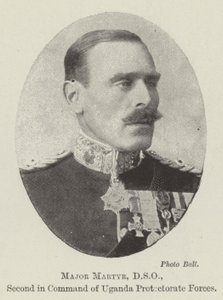 Maggiore Martyr, DSO, Secondo in Comando delle Forze del Protettorato dell