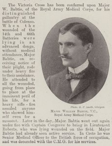 Maggiore William Babtie, VC, Corpo Medico Reale dell