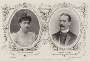 Matrimonio del conte di Crewe e Lady Margaret Primrose