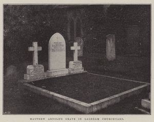 La tomba di Matthew Arnold nel cimitero della chiesa di Laleham da English Photographer