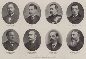 Membri del nuovo Consiglio della Contea di Londra eletto da English Photographer