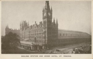 Midland Station e Grand Hotel, St Pancras, Londra