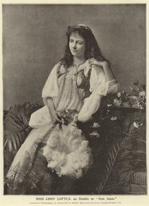 Miss Cissy Loftus, come Haidee in Don Juan