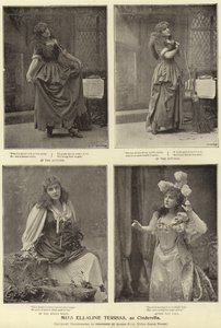 Miss Ellaline Terriss, come Cenerentola da English Photographer