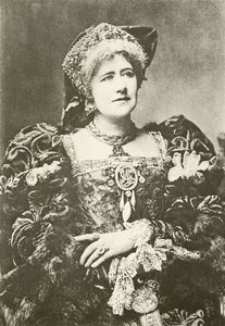 Miss Ellen Terry come Regina Caterina (incisione) da English Photographer
