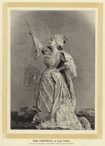 Miss Fortescue, come Lady Teazle
