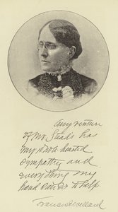 Frances E Willard da English Photographer