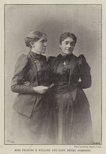Miss Frances E Willard e Lady Henry Somerset da English Photographer