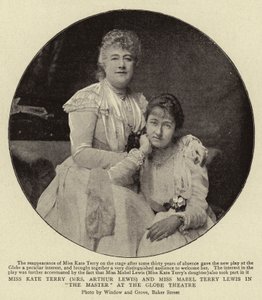Miss Kate Terry (Mrs Arthur Lewis) e Miss Mabel Terry Lewis in 
